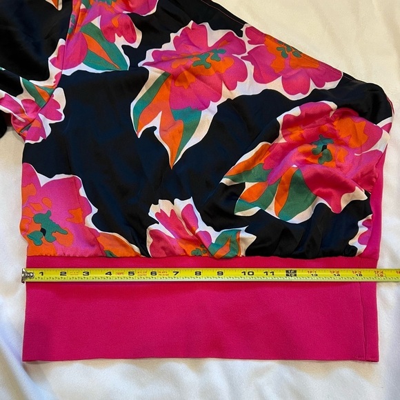 Anthropologie Floral Dolan One Shoulder Size Large - Picture 11 of 14